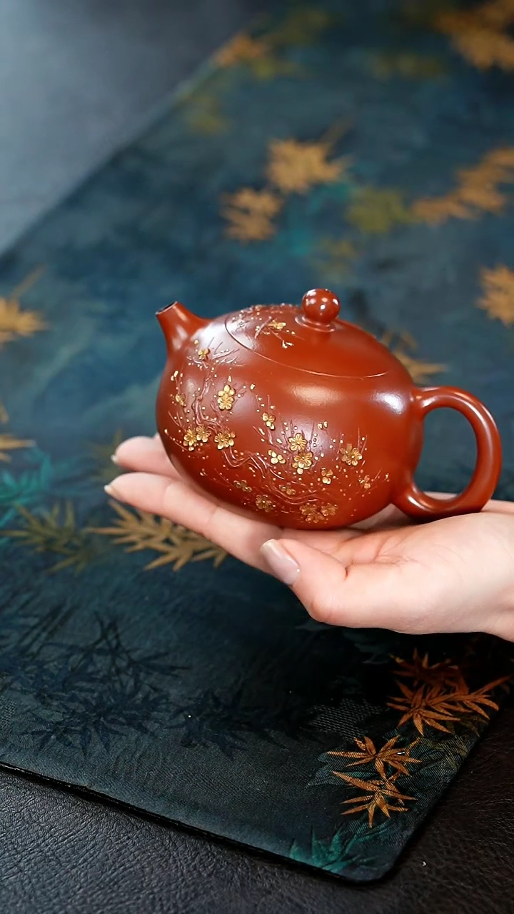 【闪购商品】紫砂茶壶62紫砂壶朱泥梅花西施