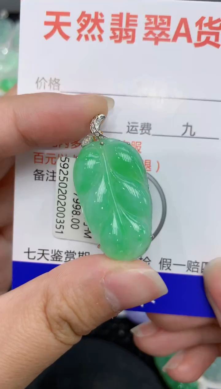 【闪购商品】翡翠颈饰18K金镶嵌111111111111