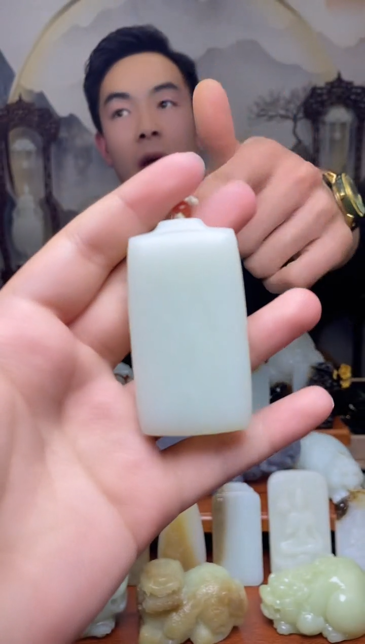 【闪购商品】和田玉吊坠未镶嵌14无事牌