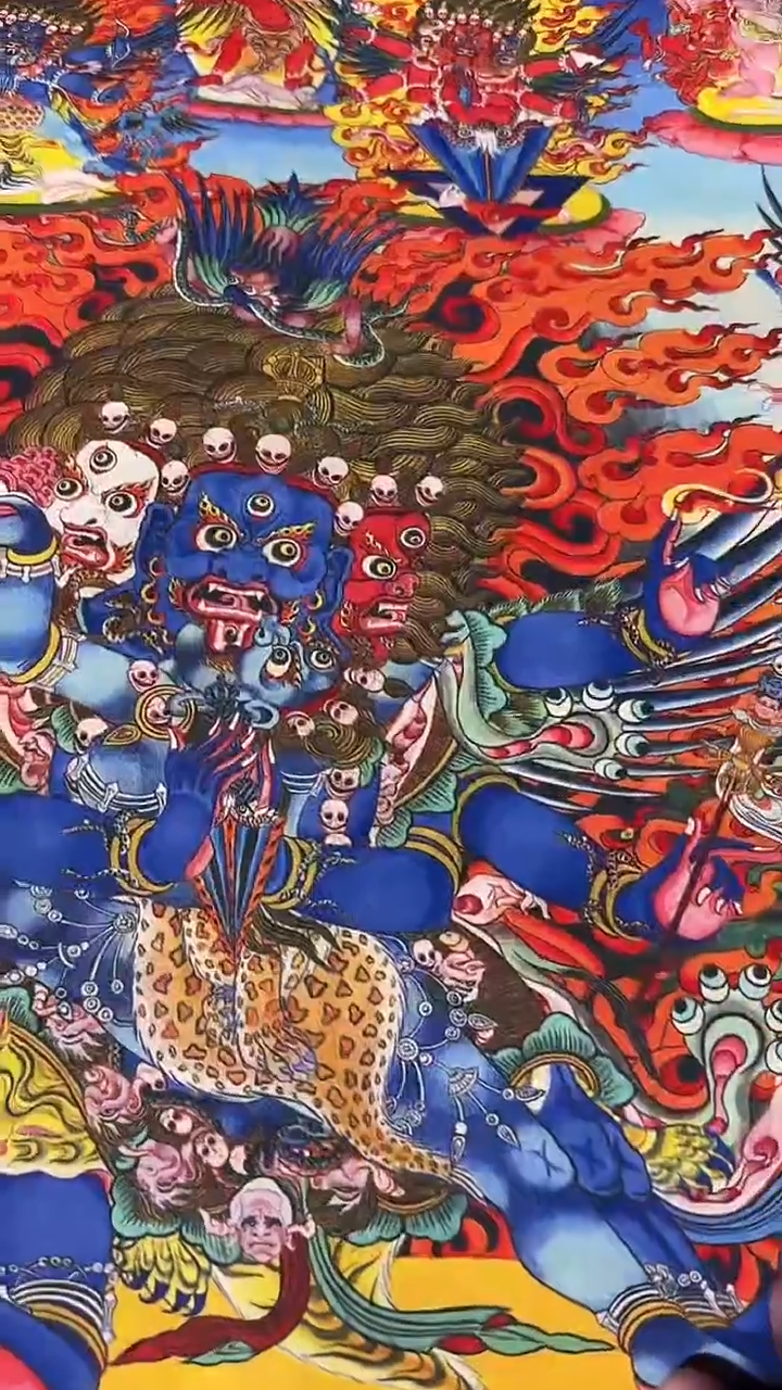 卷轴画藏式珍藏彩绘艺术馆156