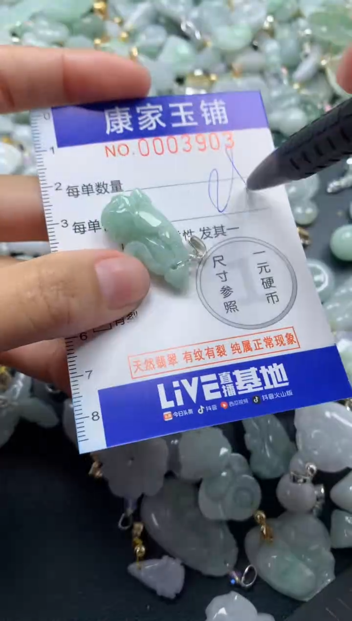 颈饰未镶嵌翡翠3903