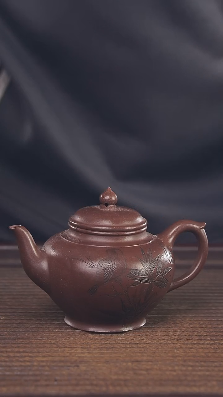 【闪购商品】紫砂茶壶180cc顾氏手工紫砂