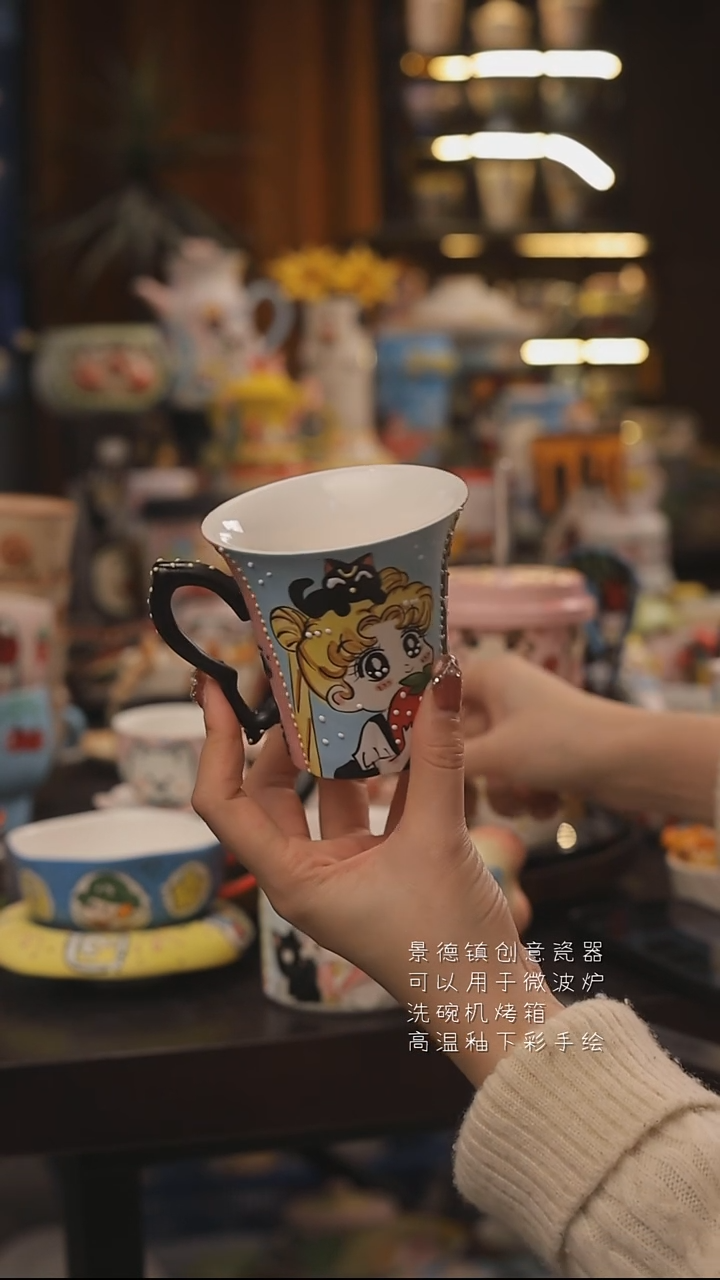 景德镇釉下彩绘设计师款式陶瓷