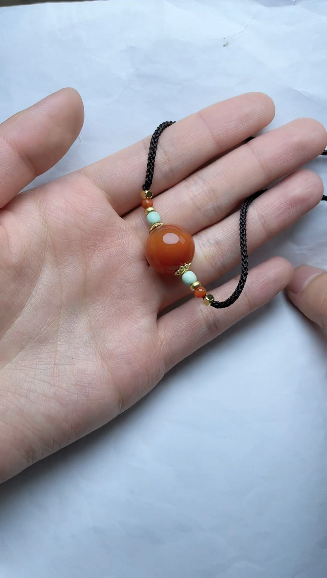 【闪购商品】南红玛瑙未镶嵌颈饰06路路通