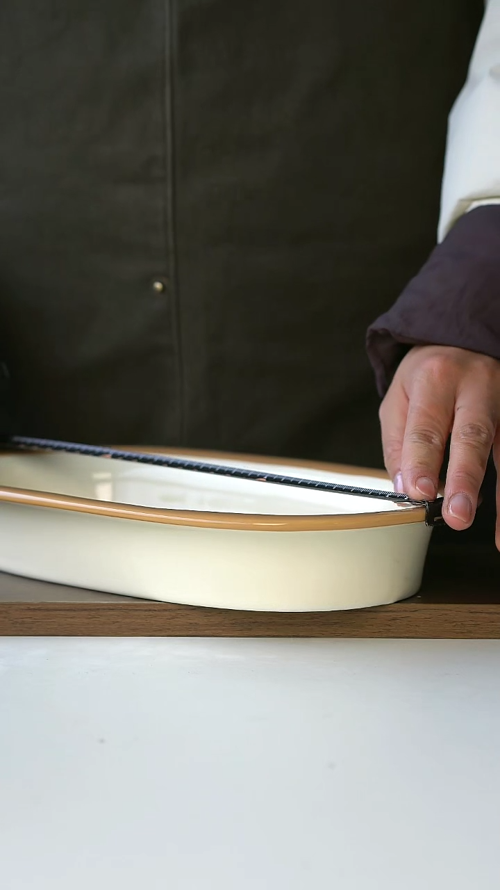 【闪购商品】陶瓷微瑕蜂蜜椭圆鱼盘@4-2@