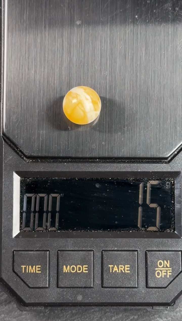 未镶嵌蜜蜡裸石02蜜蜡圆珠1.4