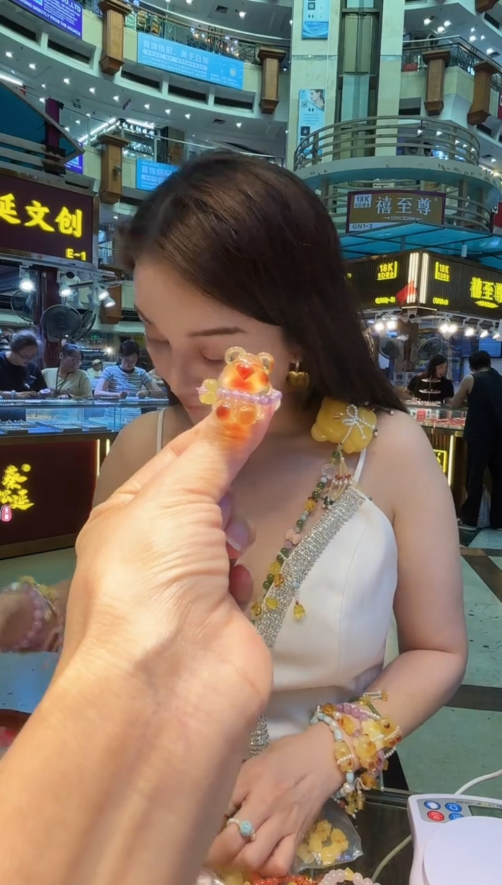 未镶嵌琥珀戒指【多样性发一】