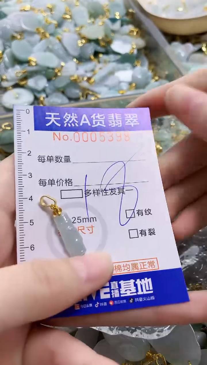 颈饰未镶嵌翡翠天然A货翡翠