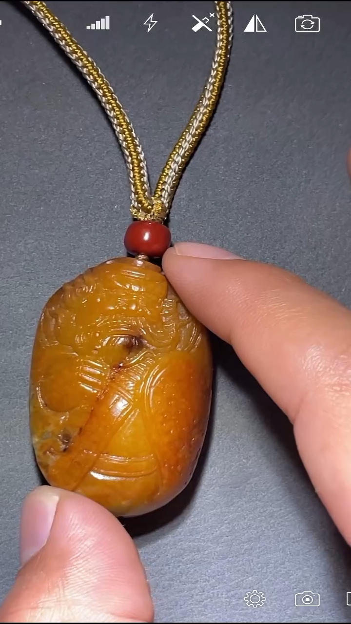 未镶嵌和田玉把件Q002003 钟馗