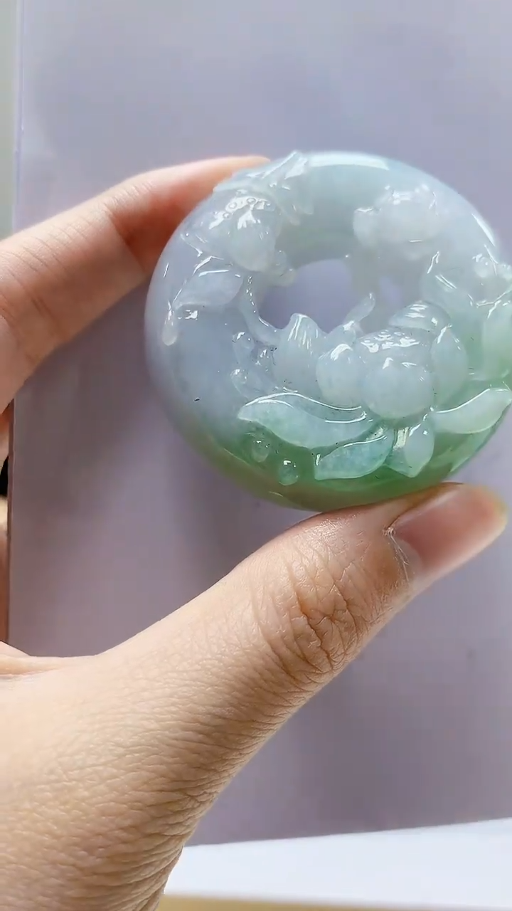 未镶嵌定制翡翠4868zm-毛货挂件63