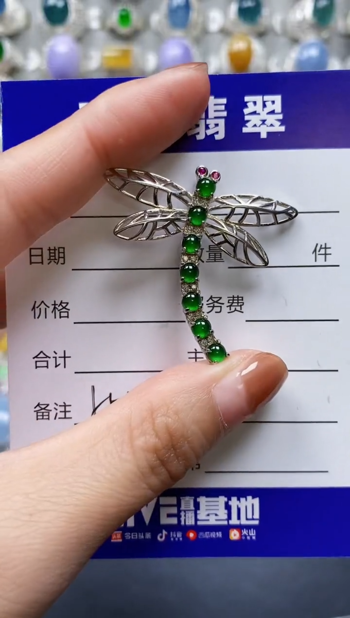 【闪购商品】翡翠颈饰银S925镶嵌0557