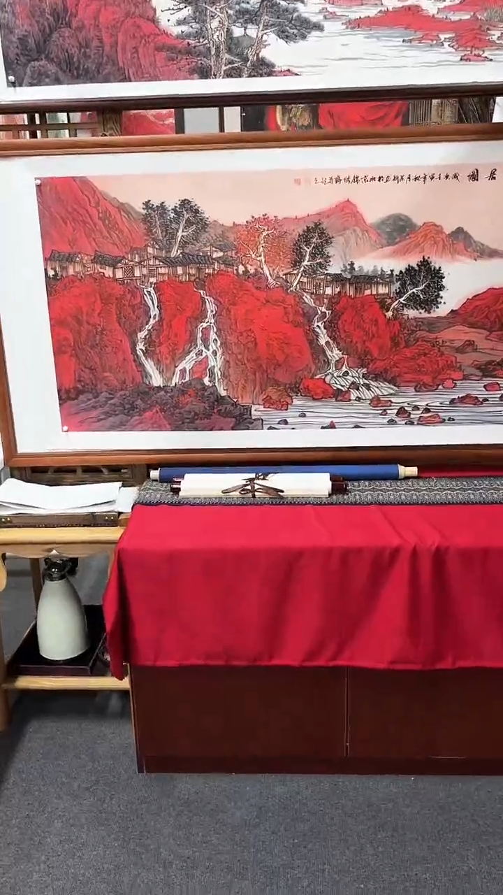 国画赵老师绘画作品 带荣宝斋宁波证书 画芯发