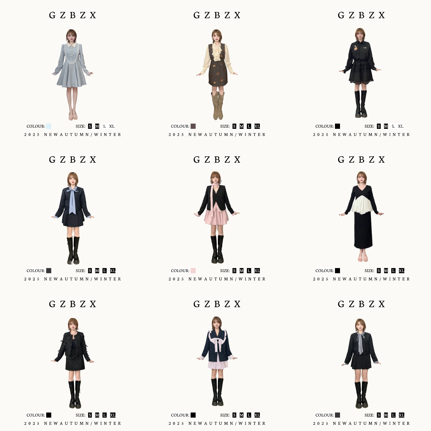 秋季上新【4开头套装】小众原创设计宽松气质显瘦穿搭连衣裙