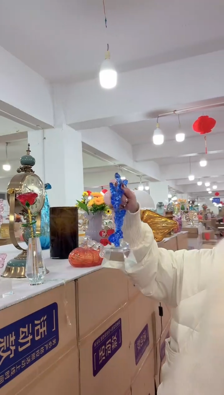 【闪购商品】无铅玻璃甄选花器-g-早9