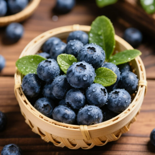 【原箱】【Y】新鲜串枝蓝莓 份/7两左右 仅限太原晋中吕梁忻州可拍