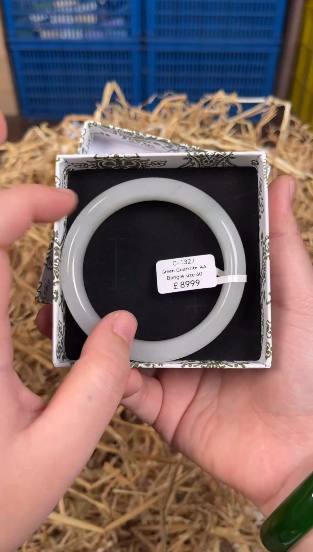 未镶嵌手镯石英质玉C1327