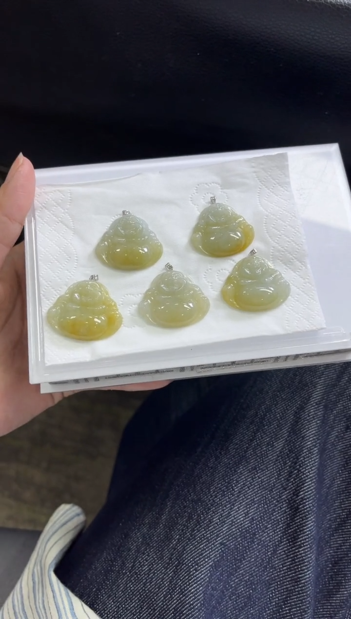 【闪购商品】翡翠颈饰18K金镶嵌Z172/多样性发一件/配绳子