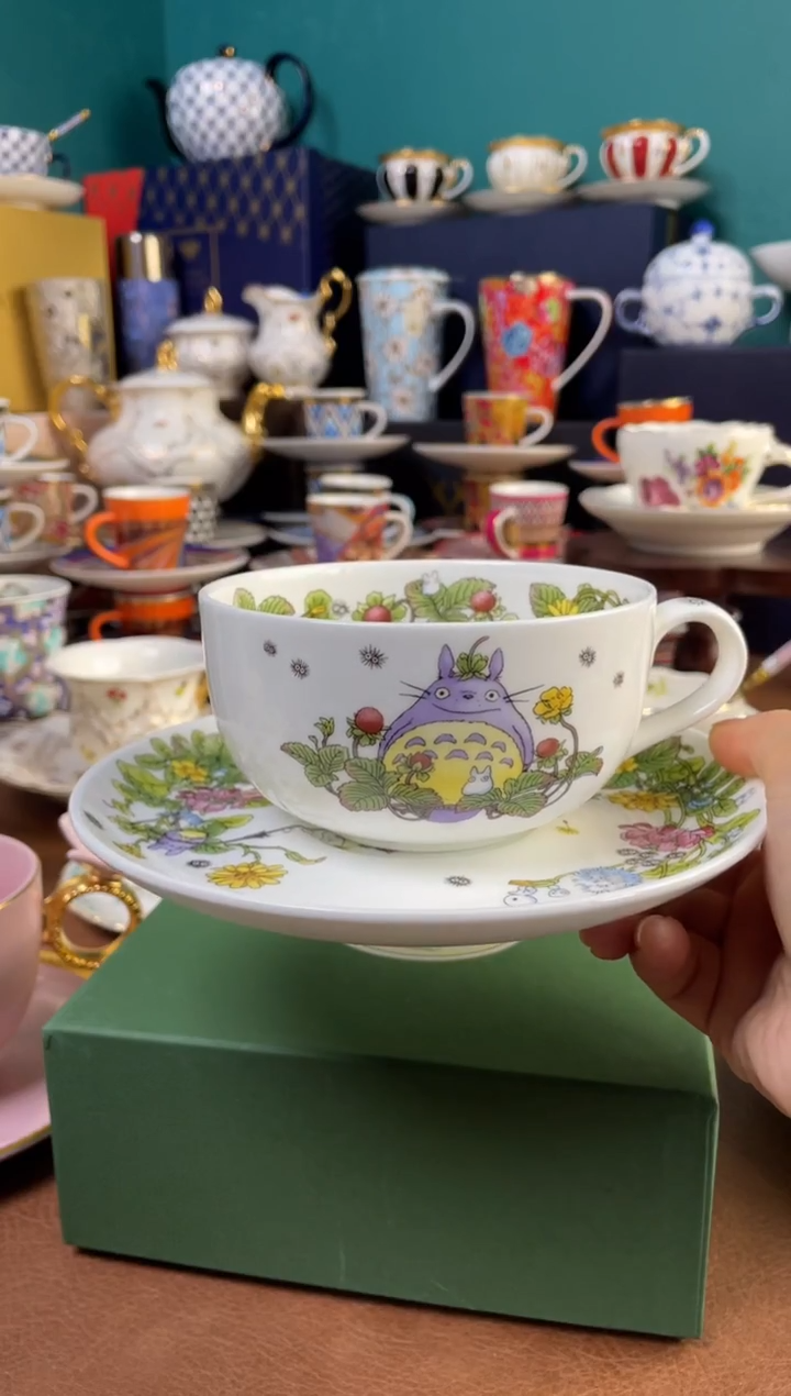 高端礼品（NTK）龙猫单杯碟-XY