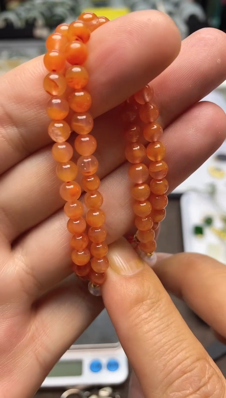 【闪购商品】南红玛瑙项链合金拍一发一