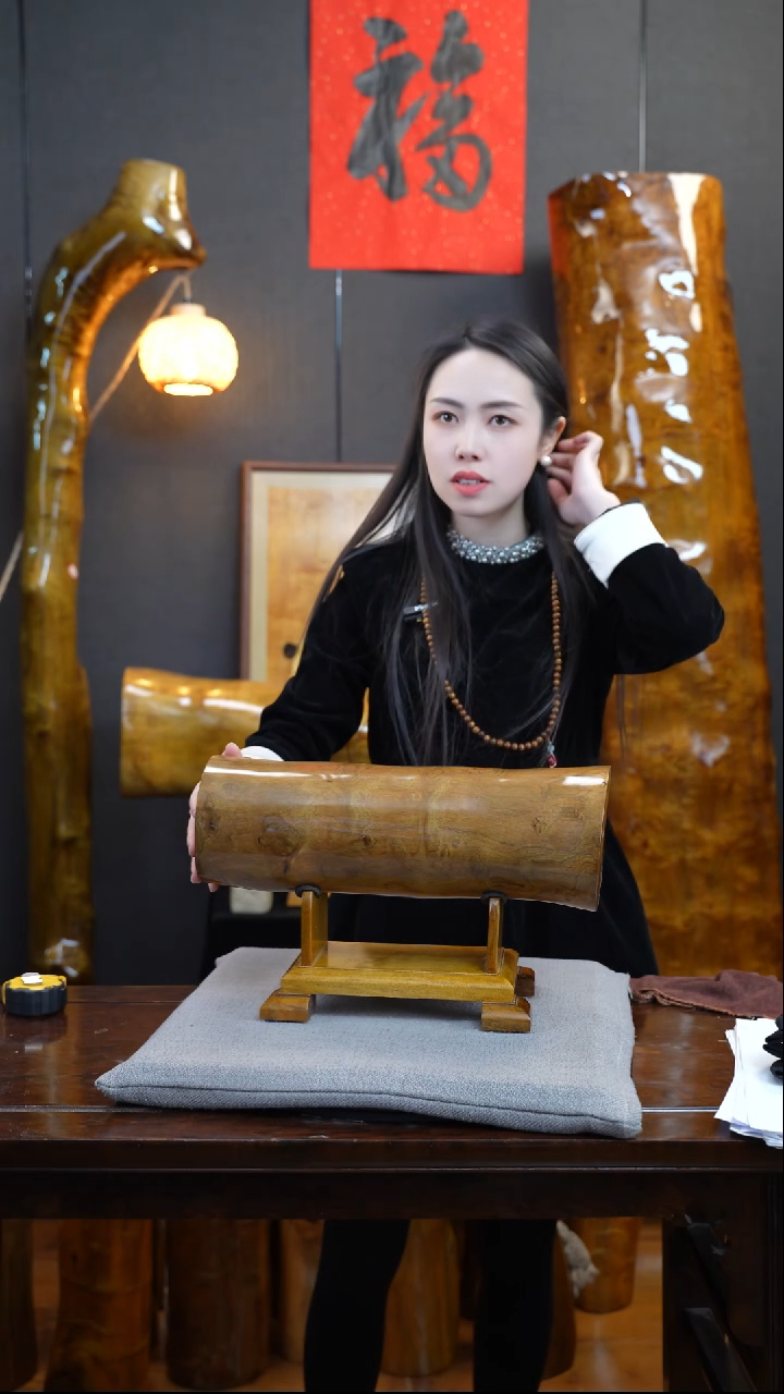 【闪购商品】香榧木金丝楠木摆件