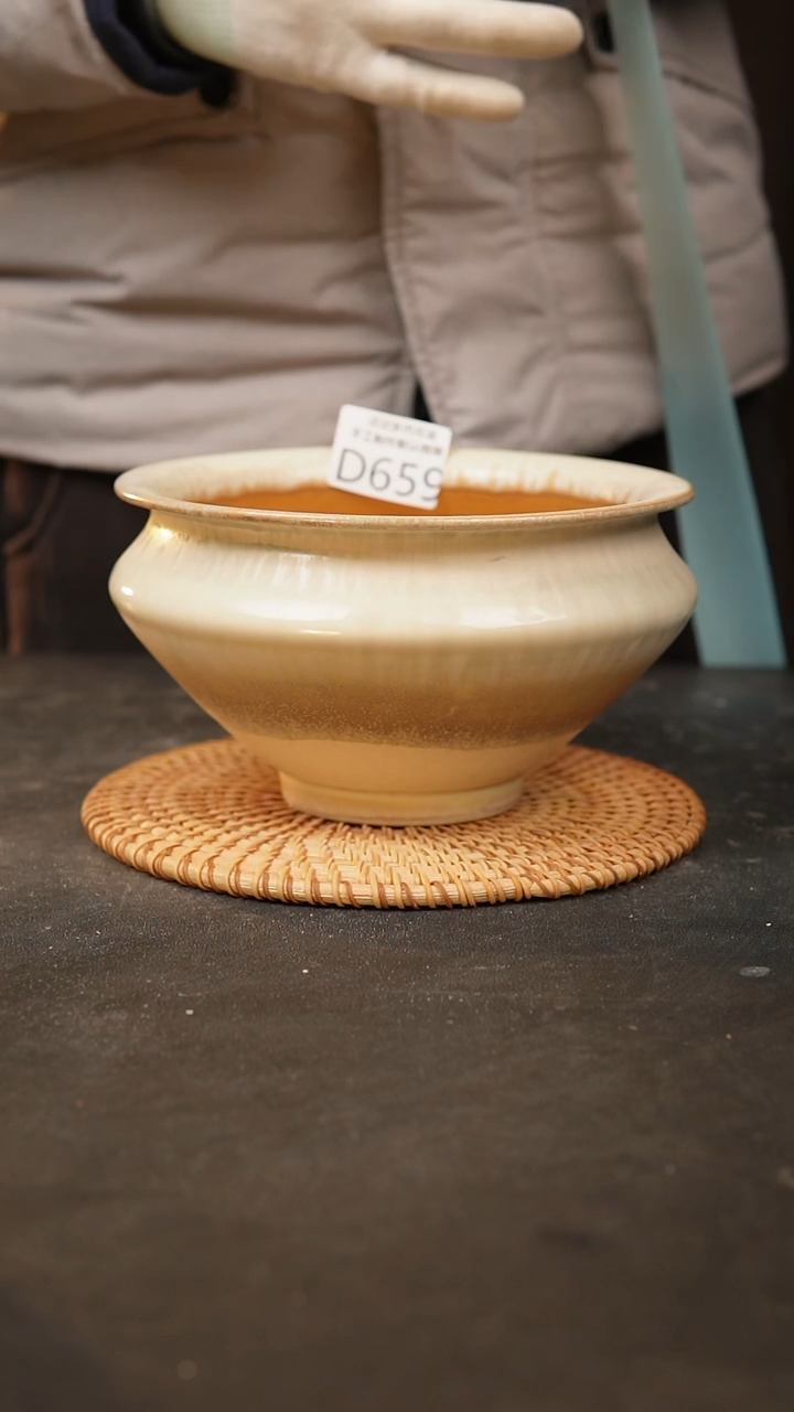 【闪购商品】瓷片659泥泥手工花盆