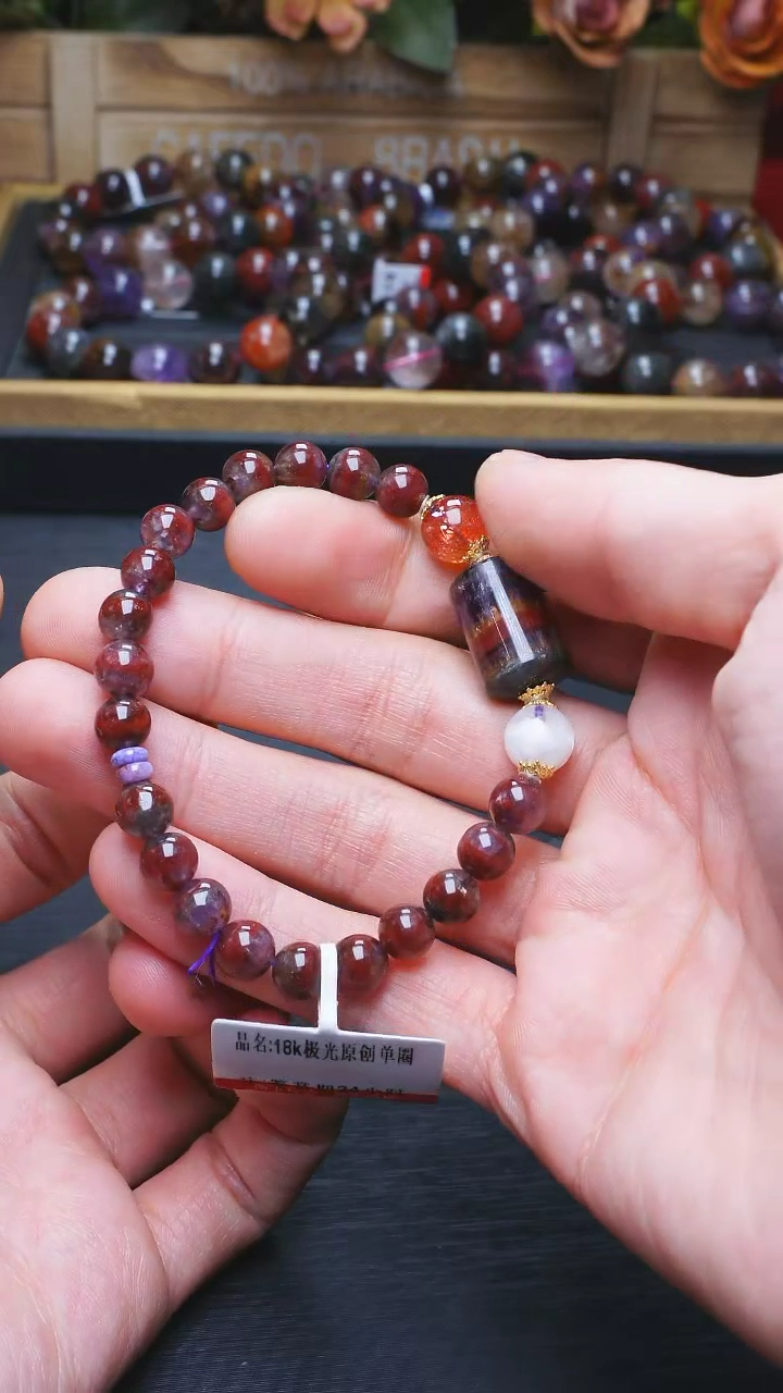 【闪购商品】水晶L028-18k极光23原创单圈未镶嵌多样性发其一