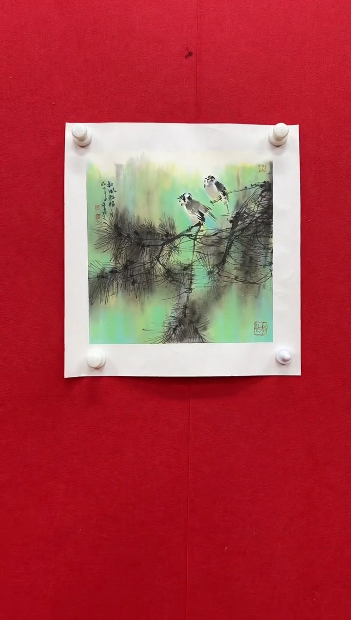 国画z天津人美-宋士C花鸟1平尺