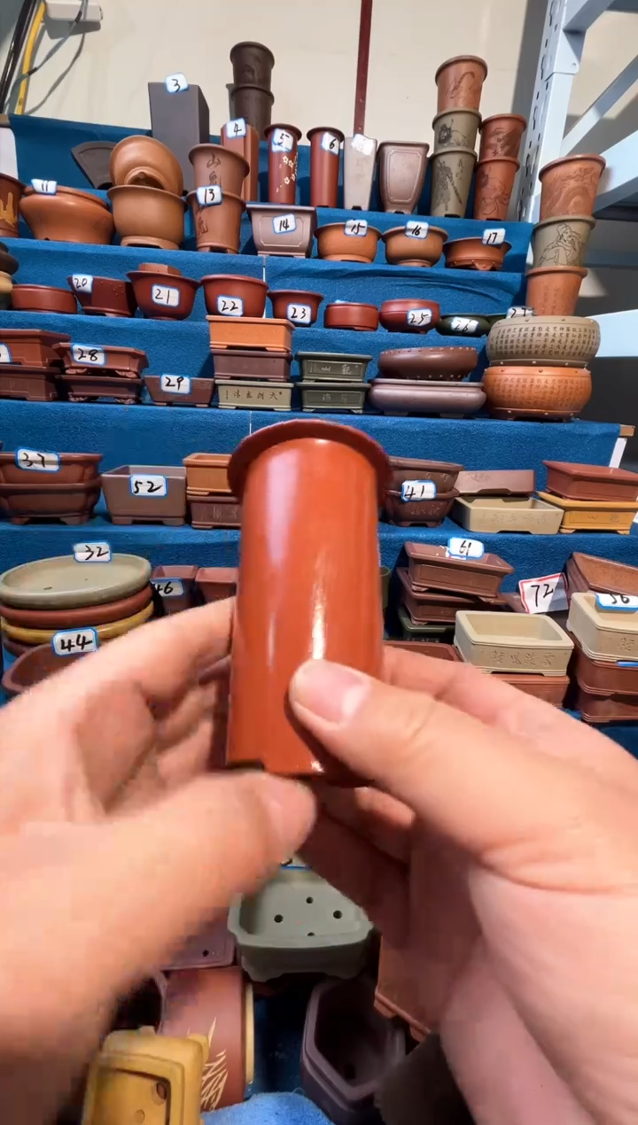 【闪购商品】紫砂紫砂花盆5*11