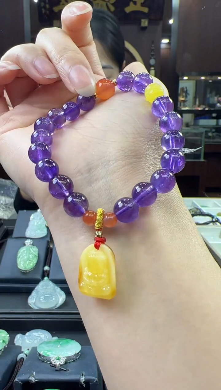 【闪购商品】紫晶手串未镶嵌手串