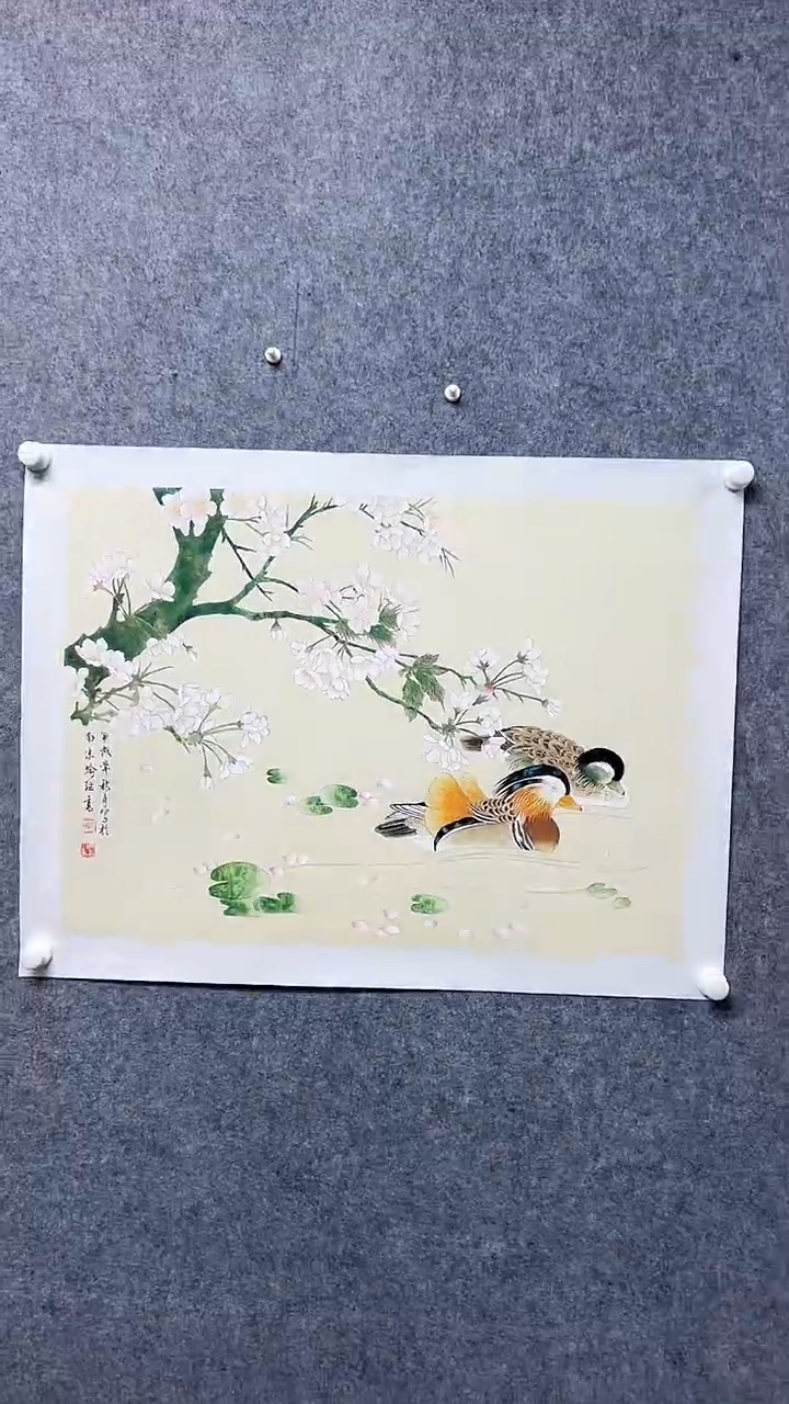 书法喻J高 4平尺花鸟