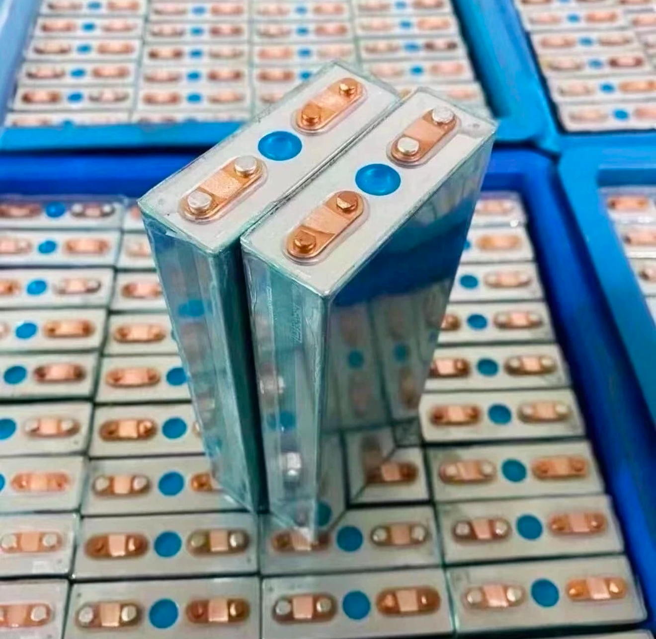 1055到手一片国轩3.2V磷酸铁锂电芯