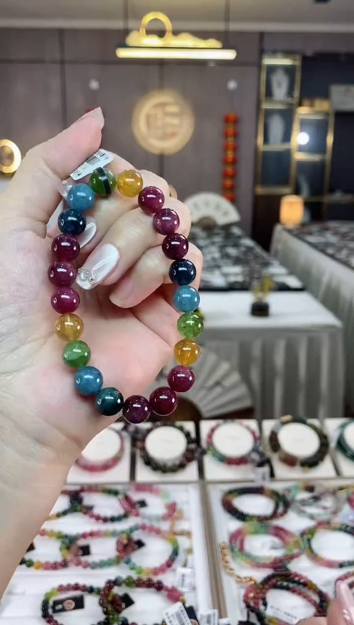 【闪购商品】碧玺单圈手串9mm+未镶嵌（多样性发一条）hon