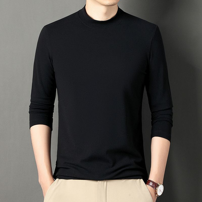 【专柜品质】男女同款简约圆领卫衣双面绒内搭打底长袖T薄款男士