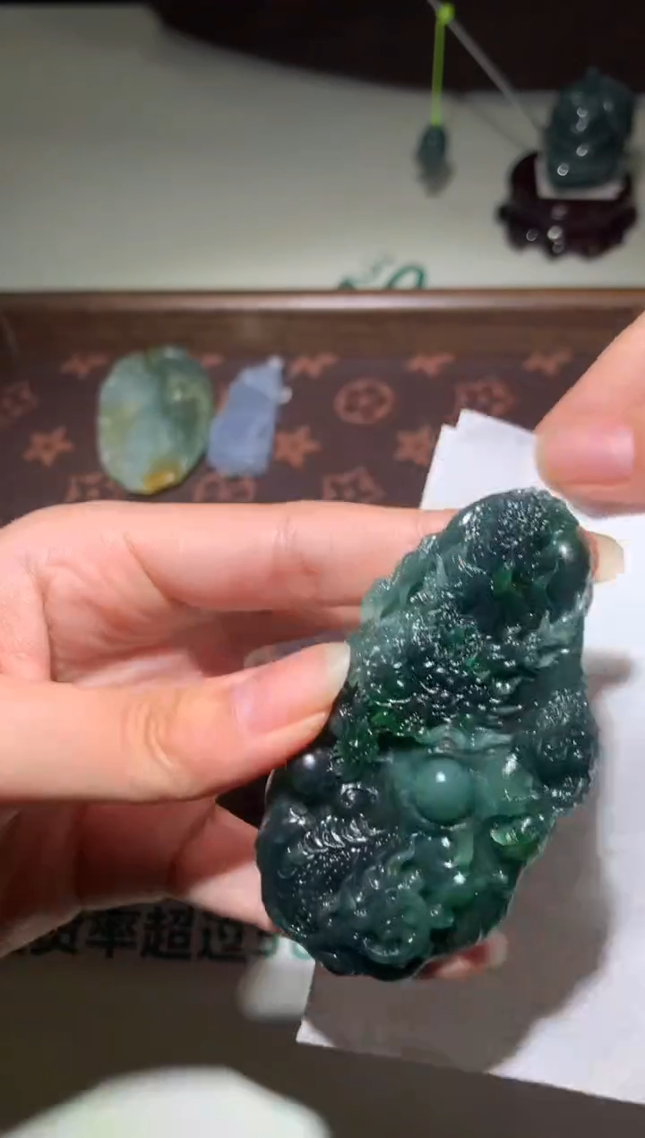 【闪购商品】定制翡翠未镶嵌毛货-不退不换