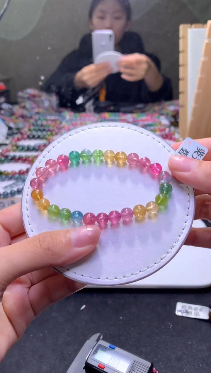 未镶嵌手串碧玺A123【天然碧玺】