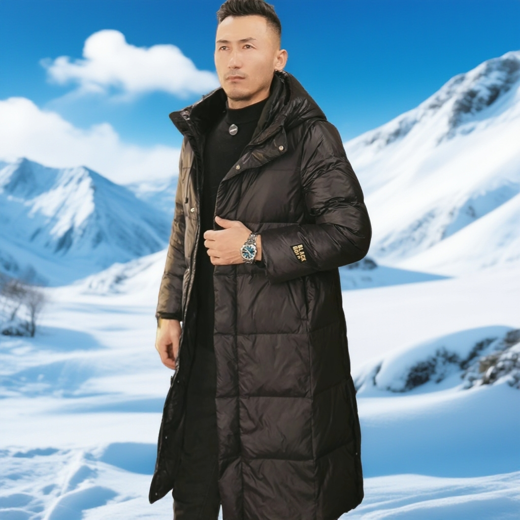 【纳瓦依文化生活用品专属】 8长款服装运动黑色时尚潮流连帽冬季