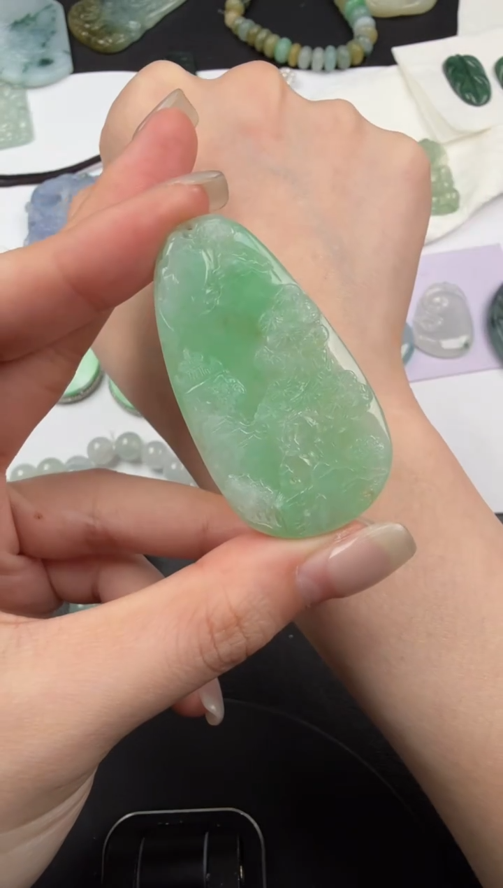 吊坠(不含链)未镶嵌翡翠翡翠饰品-170