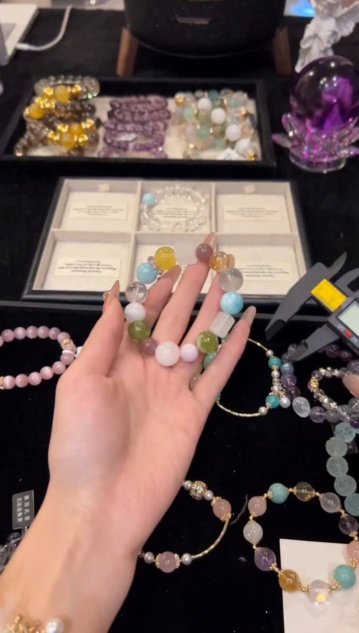 未镶嵌手串水晶多宝手串