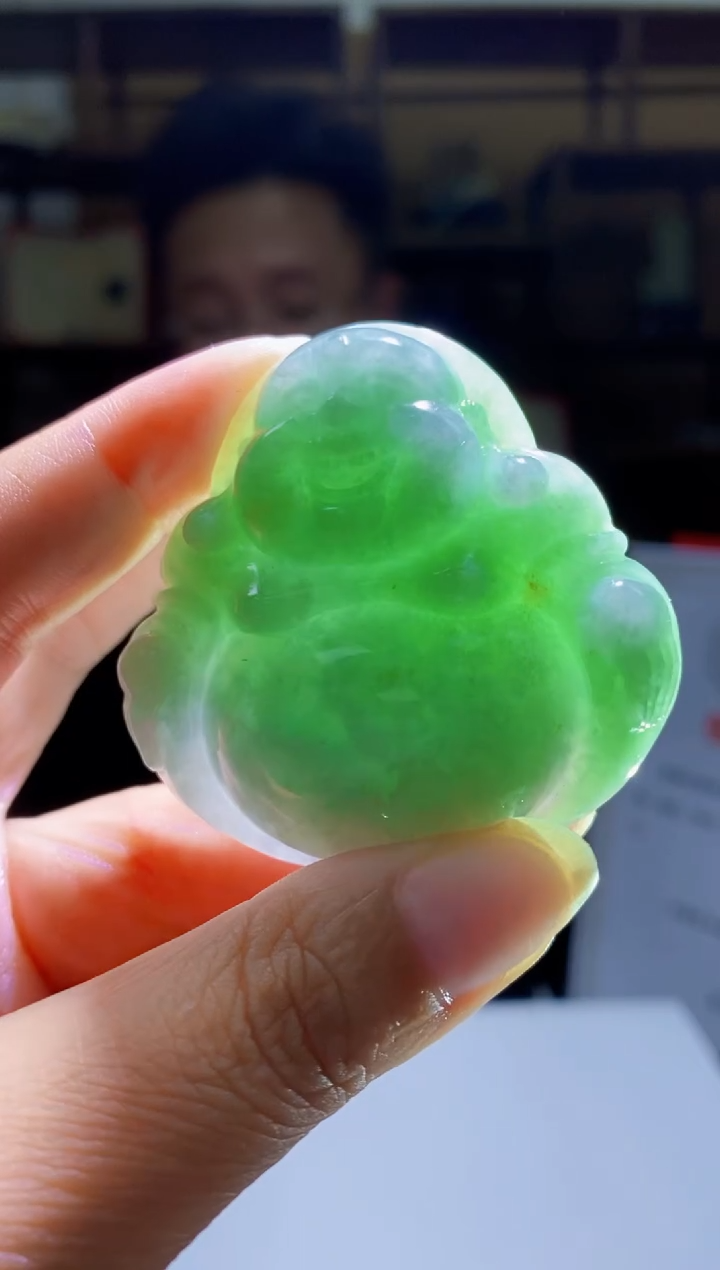 定制翡翠未镶嵌LL翡翠毛货LJD13-49