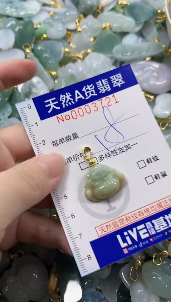 颈饰未镶嵌翡翠天然A货翡翠