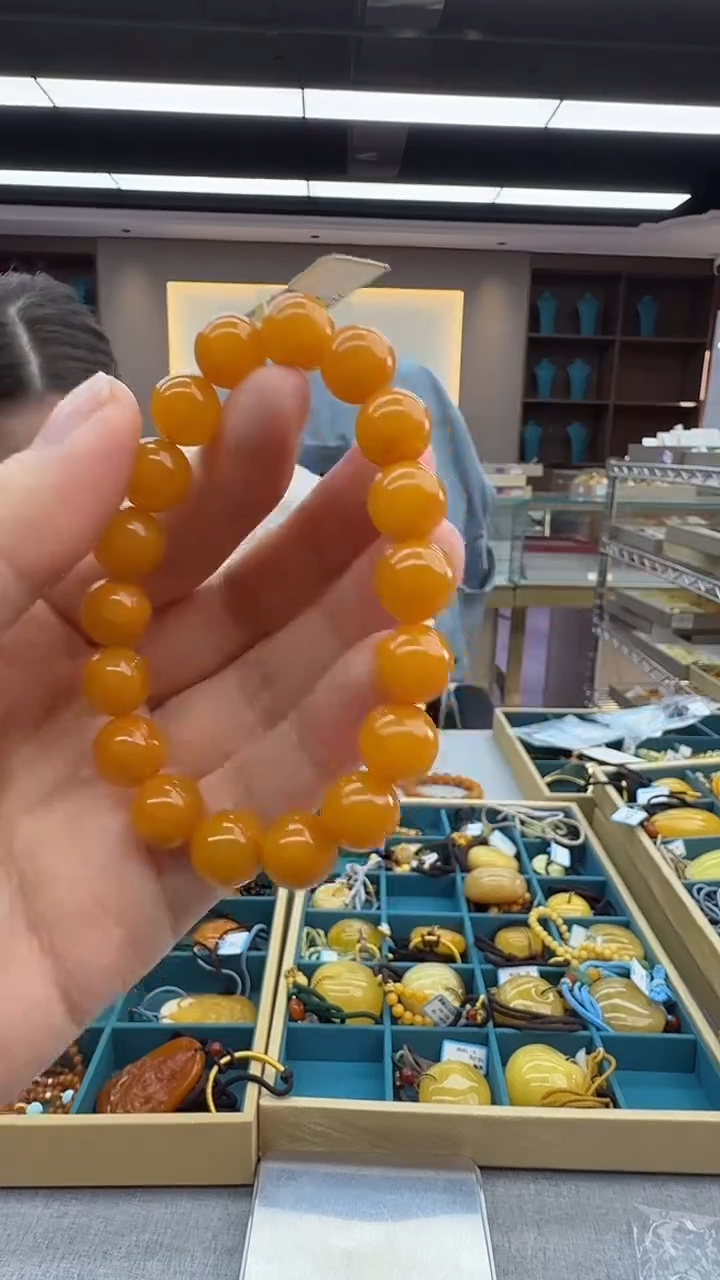 手链琥珀未镶嵌286秒拍号 假一罚三 