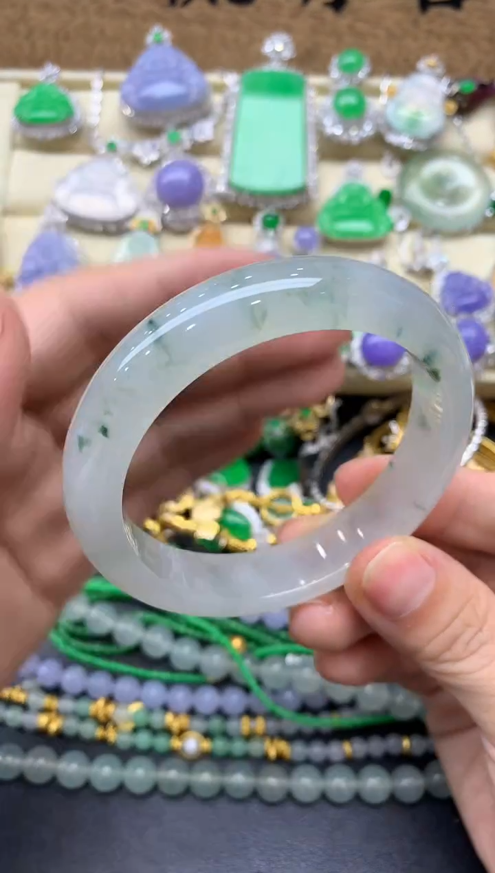 【闪购商品】翡翠手镯未镶嵌583-分单定金1万-总价43780