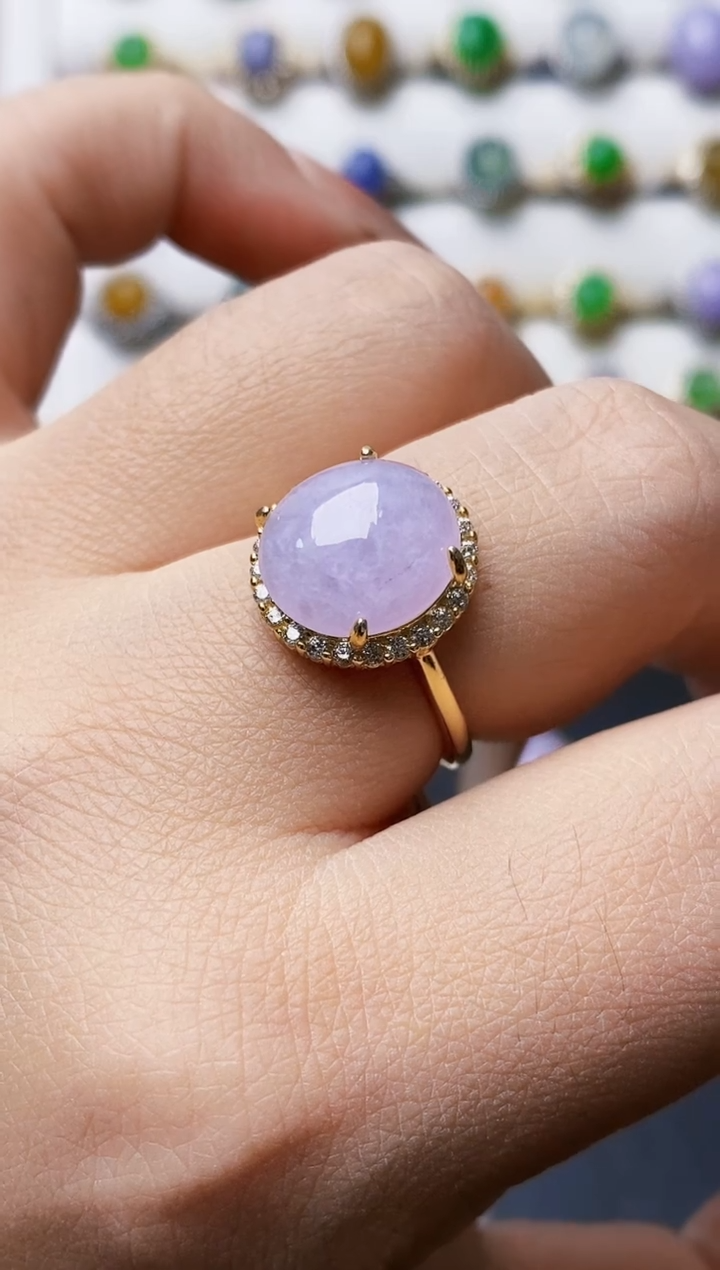 银S925镶嵌戒指翡翠1227