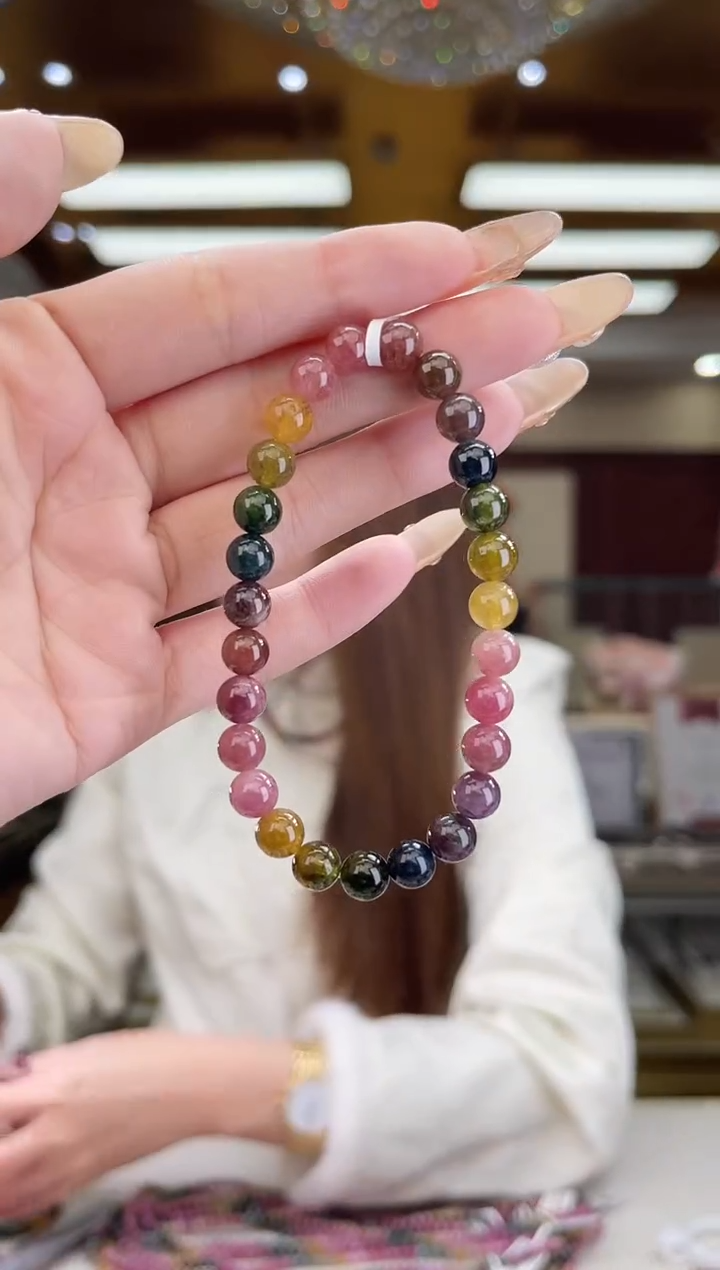 【闪购商品】碧玺/未镶嵌7mm+碧玺单圈多样性发货4