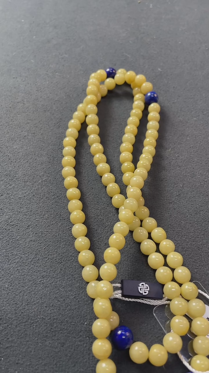 【闪购商品】铜黄翡108颗长串长串Z