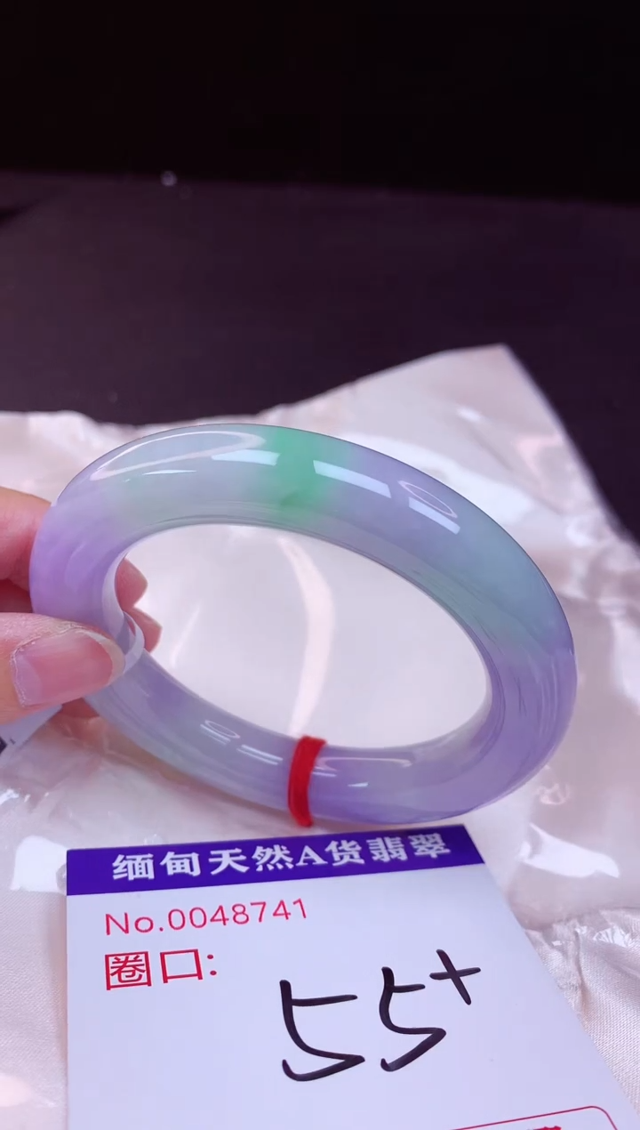 翡翠手镯未镶嵌55+             