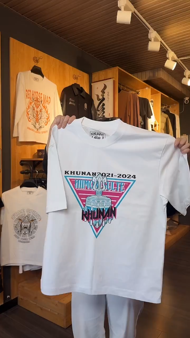 清苦存（不退换）三角苏鲁锭款白色T恤