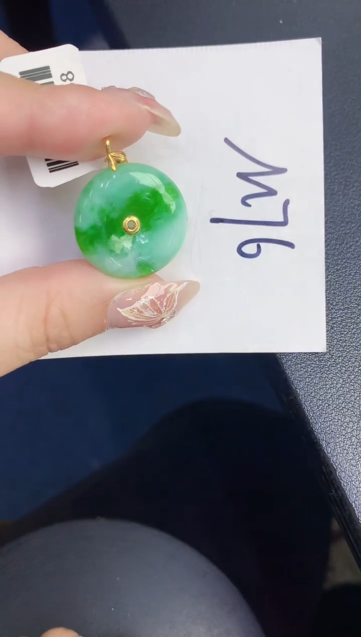 【闪购商品】翡翠颈饰18K金镶嵌0000000000