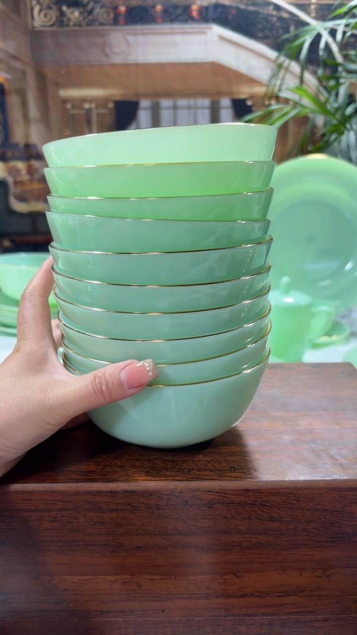 【闪购商品】...5.5英寸玉瓷碗10个口径13.8厘米 