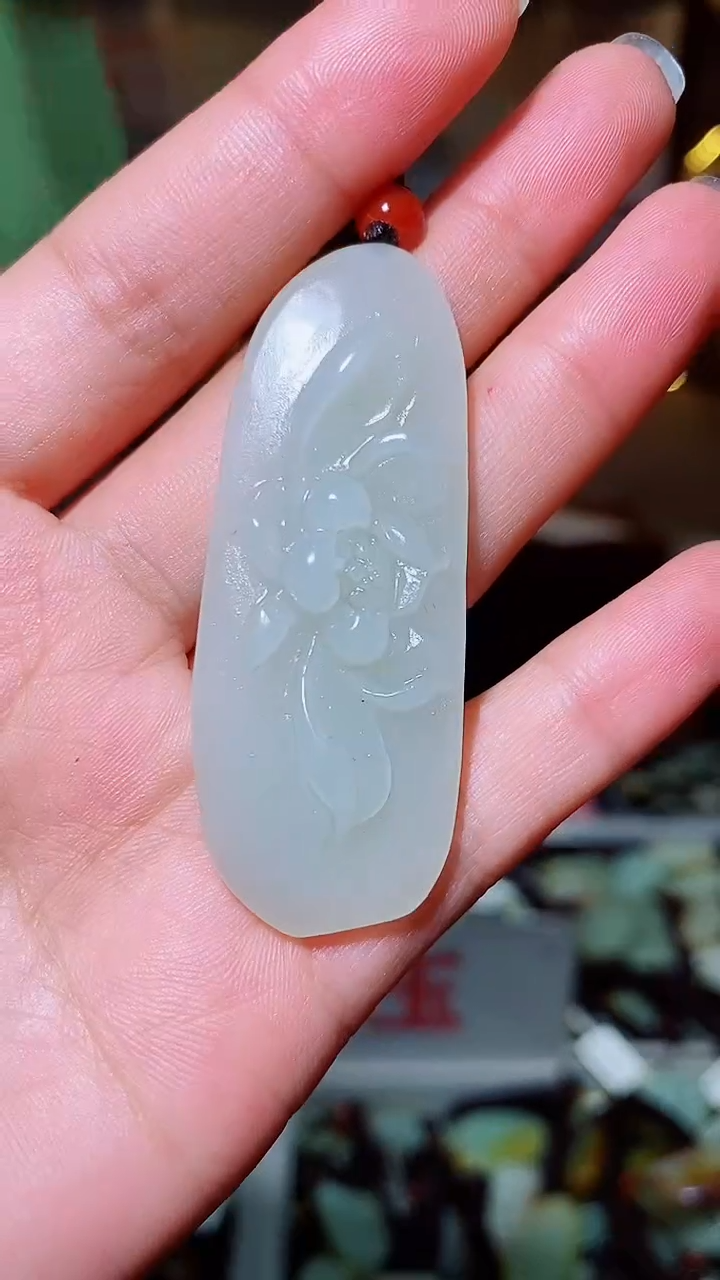 和田玉未镶嵌挂件1